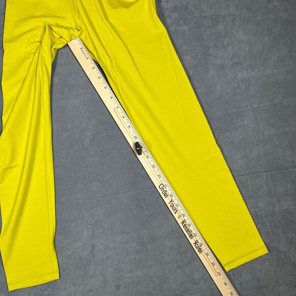 Offline by Aerie Real Me Leggings Medium Yellow 7/8 Smocked Waist Hi-Rise NWT - Picture 9 of 10